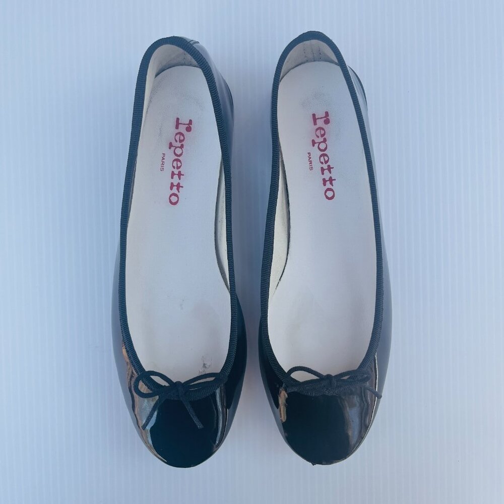 Repetto Lili Patent Leather Flats "Noir" Black - Size 36 EU/Size 4.5-5 US